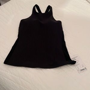 New with tags Athleta tankini high neck Size M